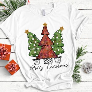Christmas Trees ready to press sublimation transfer, Heat press transfer, image transfer, Sublimation print, DTG print