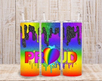 Proud awareness wrap, Sublimation transfer, Ready To Press, Heat press transfer, Skinny Tumbler, image transfer, Full wrap tumbler transfer