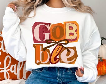 Gobble Thanksgiving ready to press sublimation transfer | Thanksgiving transfer | heat press transfer | t-shirt design | graphic shirt