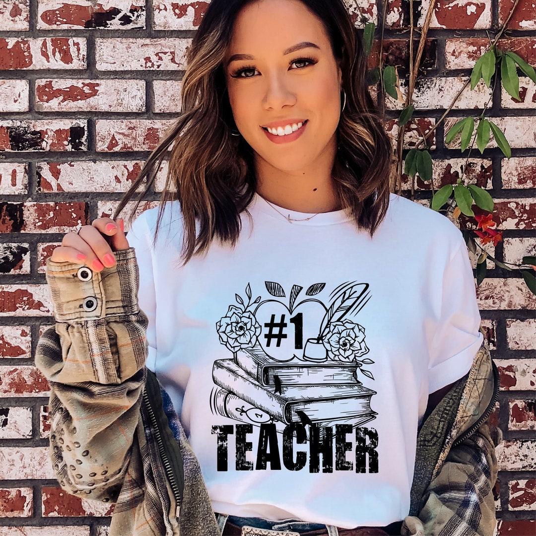 Number One Teacher Ready to Press Sublimation Transfer Heat - Etsy