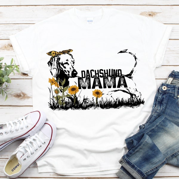 Dachshund mom Ready to press Sublimation transfer, Sublimation Design, t-shirt designs, Heat Press transfer, t-shirt transfer, Dog transfers