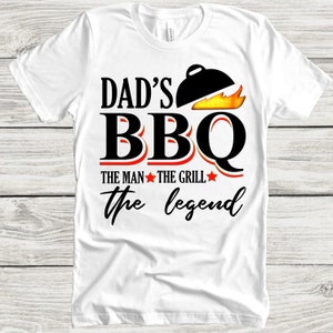 Dad&#39;s barbeque, Ready to press Sublimation transfer, t-shirt design, Heat press transfer, Barbeque transfer, Father&#39;s Day transfer, Dad