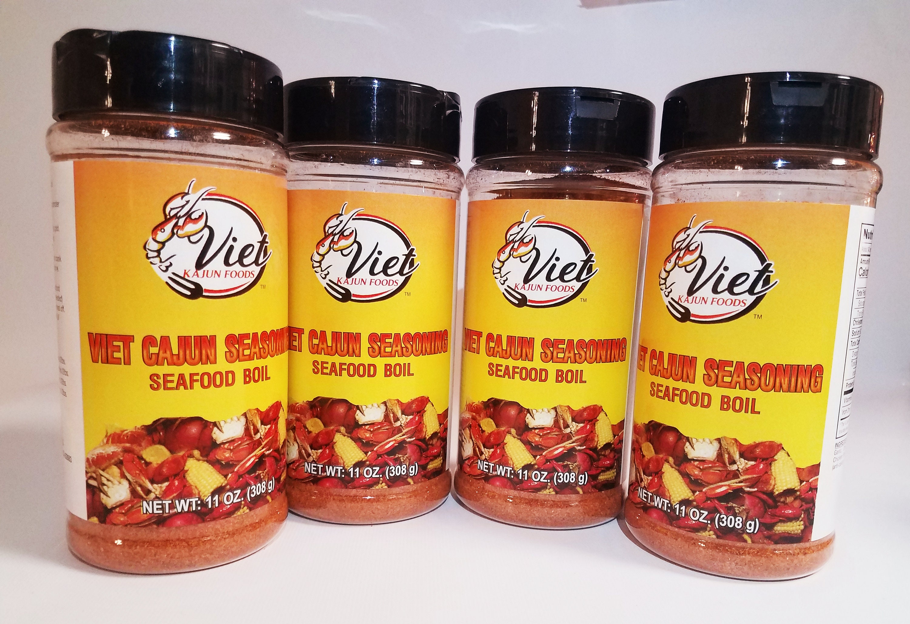 VIET CAJUN SEASONING seafood Boil 11 Oz 4pk Made in Usa Etsy
