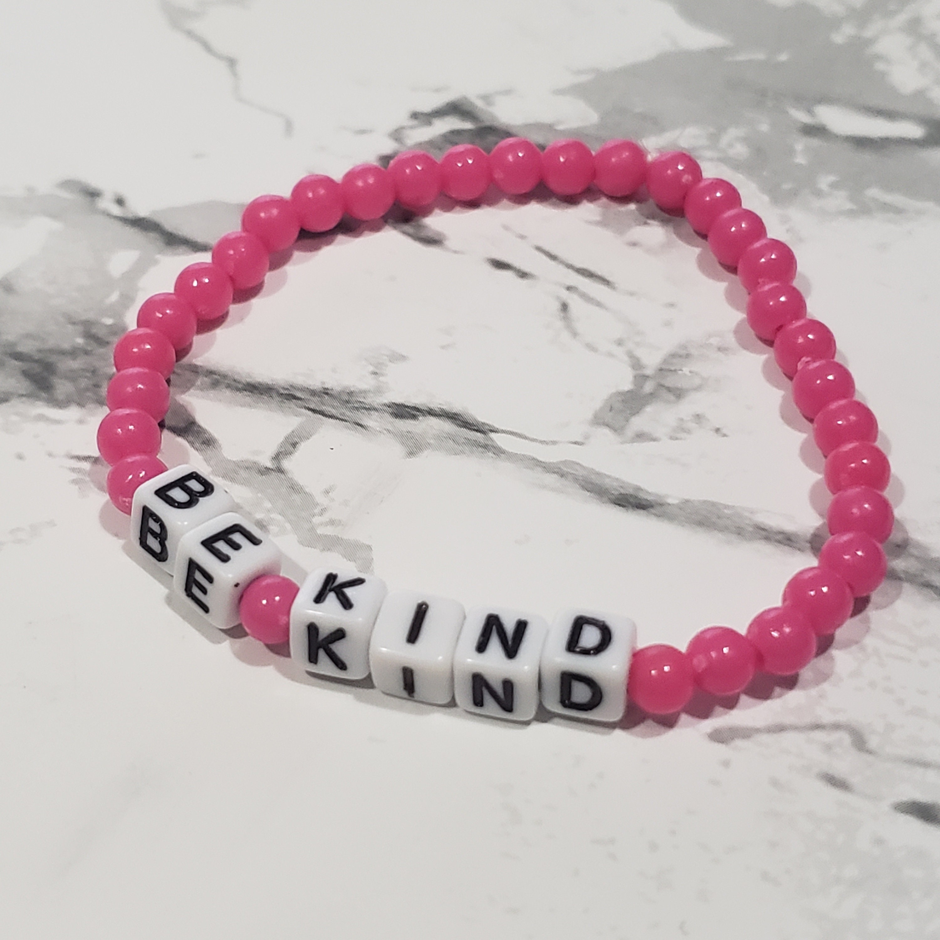 Be Kind Minimalist Style Bead Bracelet Etsy Australia