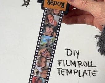 DIY Filmroll Vorlage