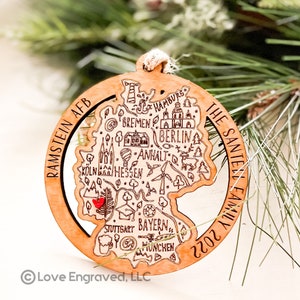 Germany Ornament/Germany Travel Ornament/Military base ornament