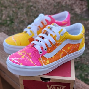 Kids vans yellow sale