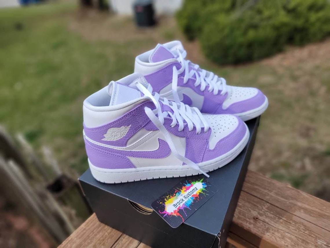 Lavender Jordan 1s Etsy(04)