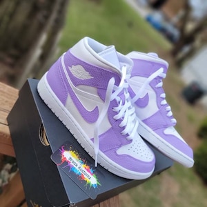 Lavender Jordan 1s - Etsy