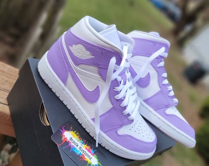 Lavender Jordan 1s Etsy(07)