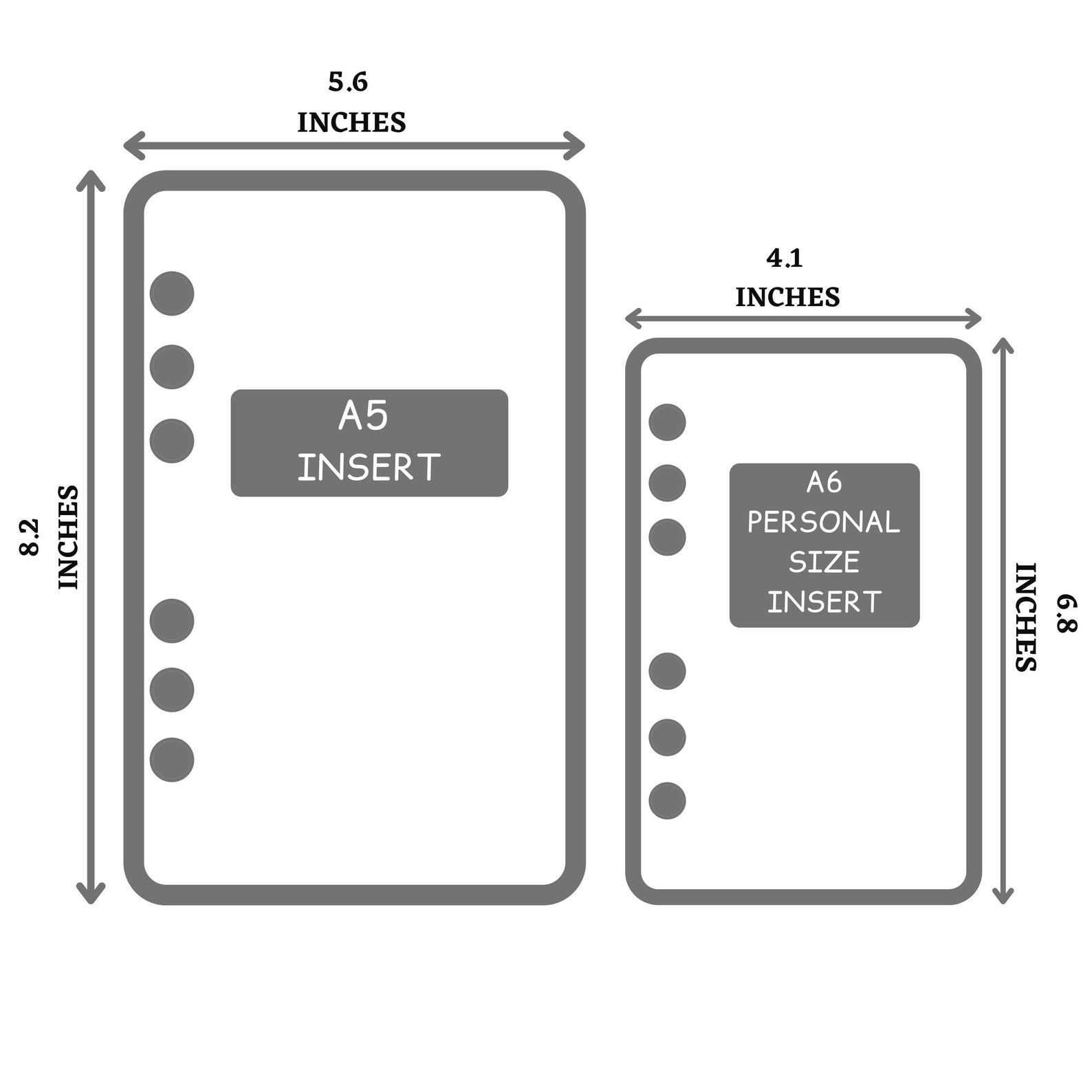 Imprimé A5 A6 PersonalSize Daily Planner Inserts 25sheets Etsy