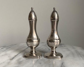 Salt and Pepper Shakers - Silver Plate by Benedict Proctor - Made in Canad