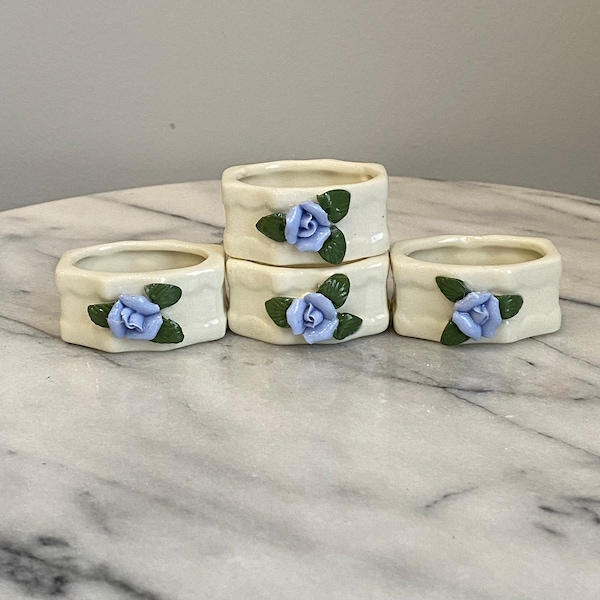 Vintage Porcelain Napkin Rings