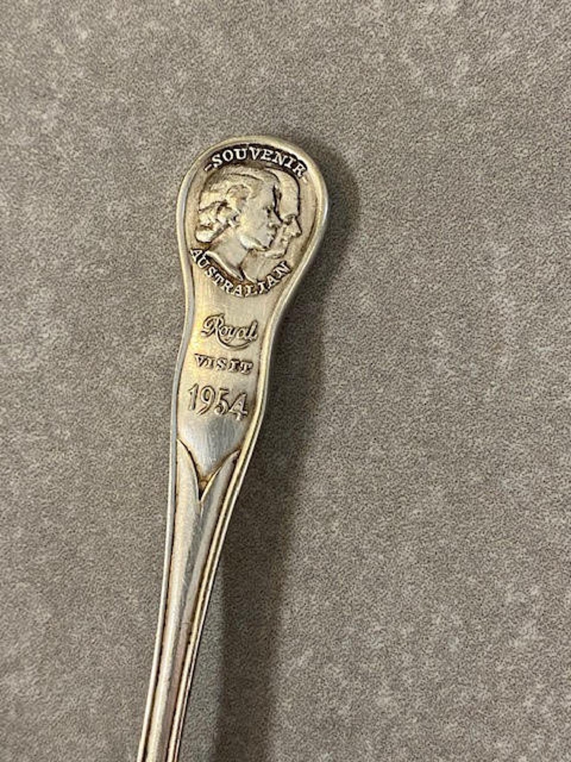 Vintage Spoon Royal Visit to Australia 1954 Commemorative Etsy