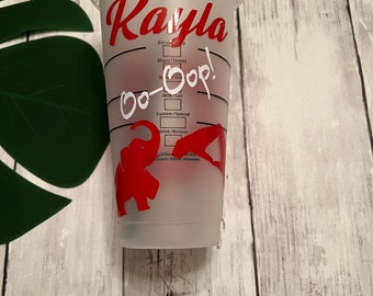 Personalized Greek Sorority Reusable Cold Cup, 1913 cup