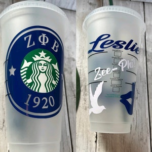 1920 cup, 1920 tumbler, Greek Sorority cup, Starbucks reusable cold cup