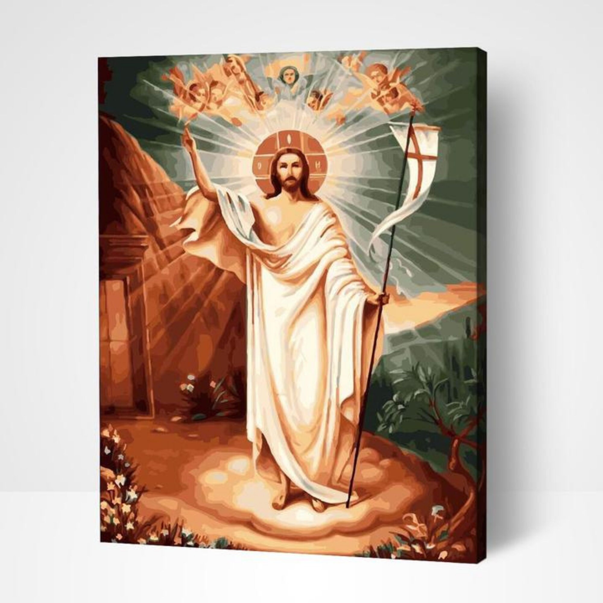 Jesus Christ Paint By Number Kit Etsy
