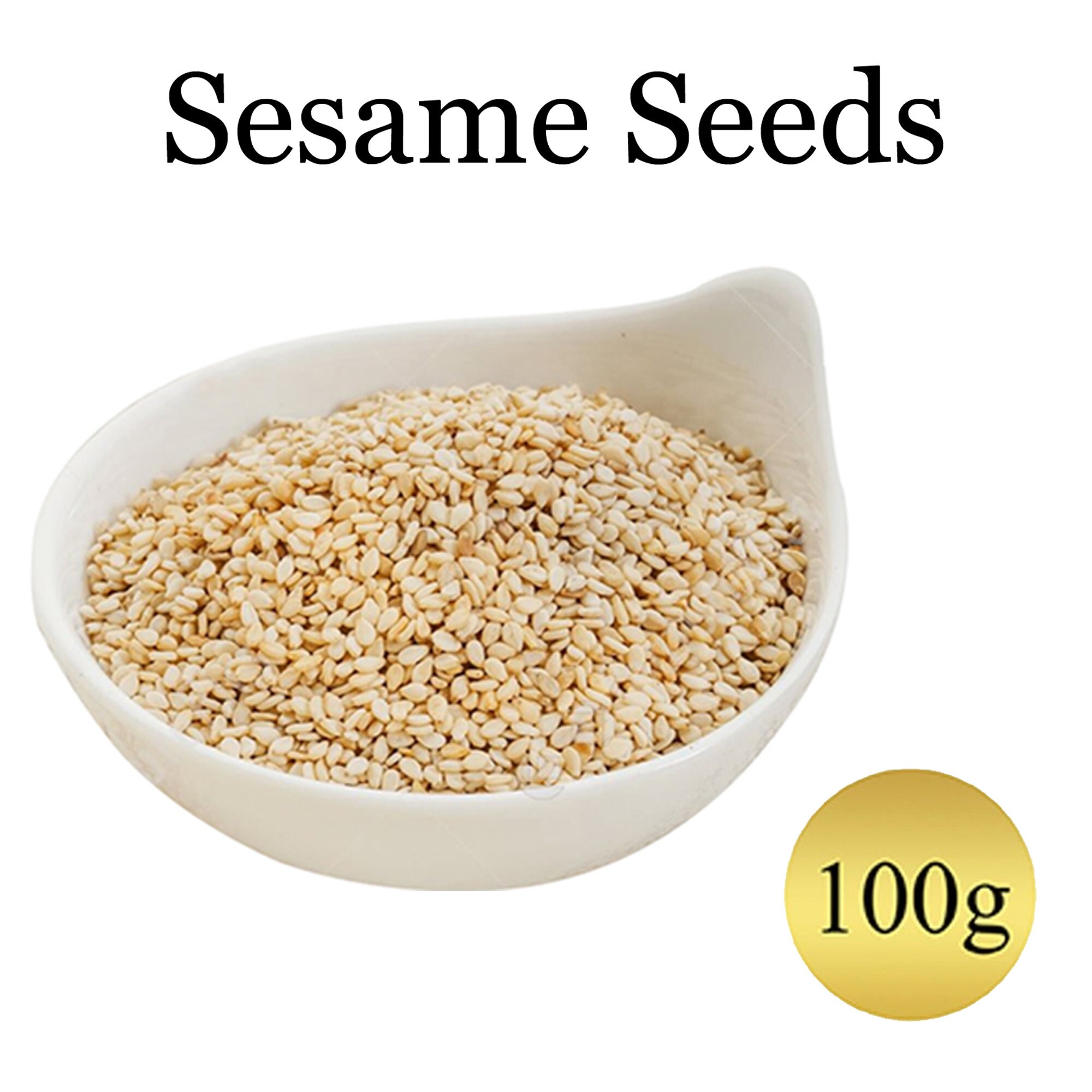 Sesame Seeds 100 Organic White Hulled Sesame Seeds, White Till Natural