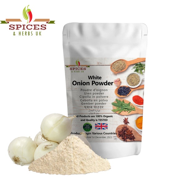 White Onion Powder Organic Pyaz Powder Poudre D'oignon Cipolla