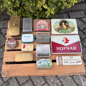 Vintage Metal Tins, Hofnar Bertema Karel I Aroma Koffie Boxes, Dutch Advertising Containers, Collectible Tin Decor, Retro Storage Cans