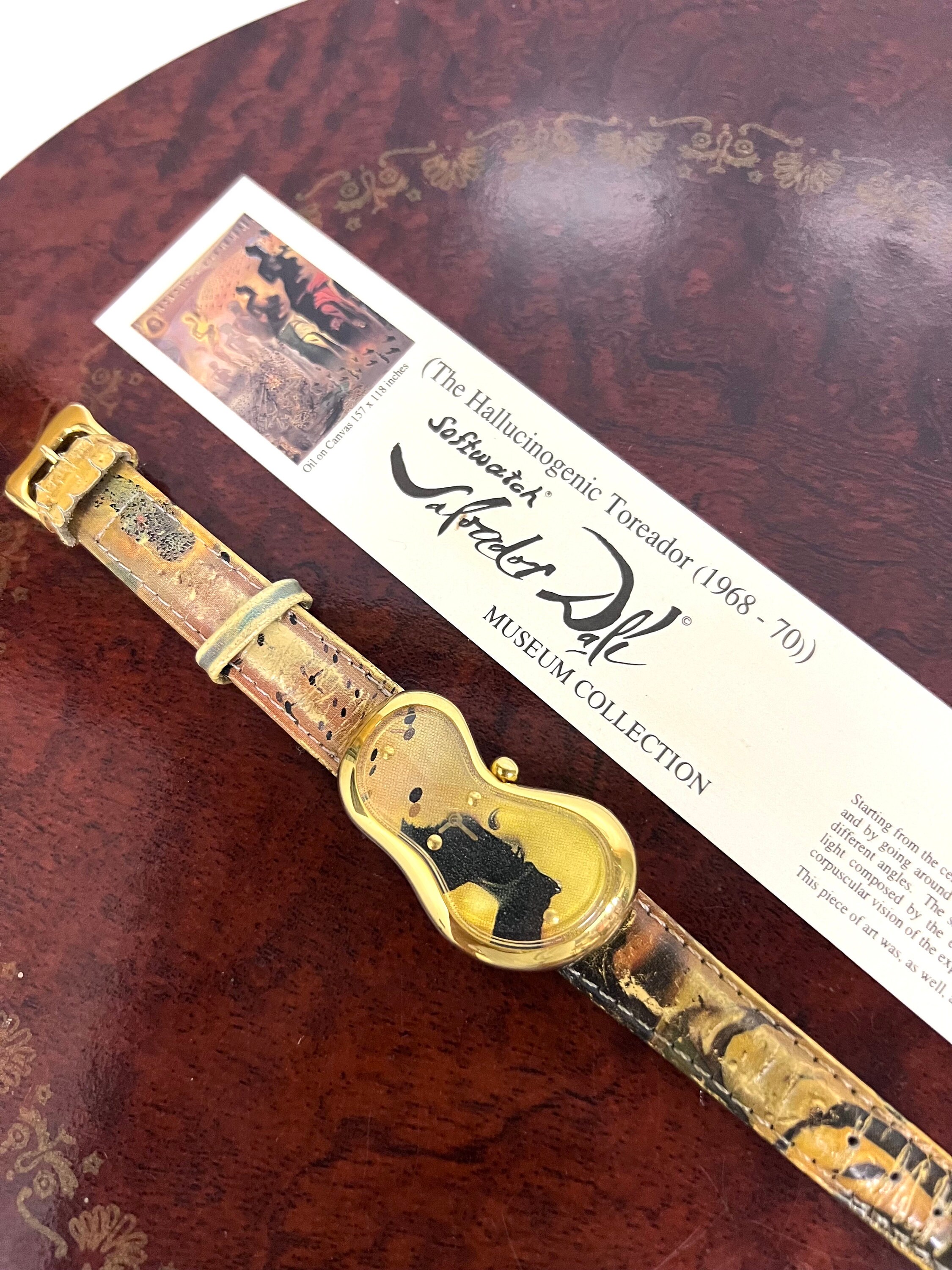 Salvador Dali Softwatch Exaequo Rare 1993 NEW in Box & Papers Unisex 47 X 20 mm Exaequo Softwatch “Salvador Dali”, 1990s on Grailium  main image 4