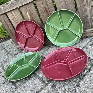 Vintage Barbecue Plates, Seventies Food Plates, Mid Century Kitchen Diner Serving, Summertime BBQ Tableware, Complete Set Outside Picnic