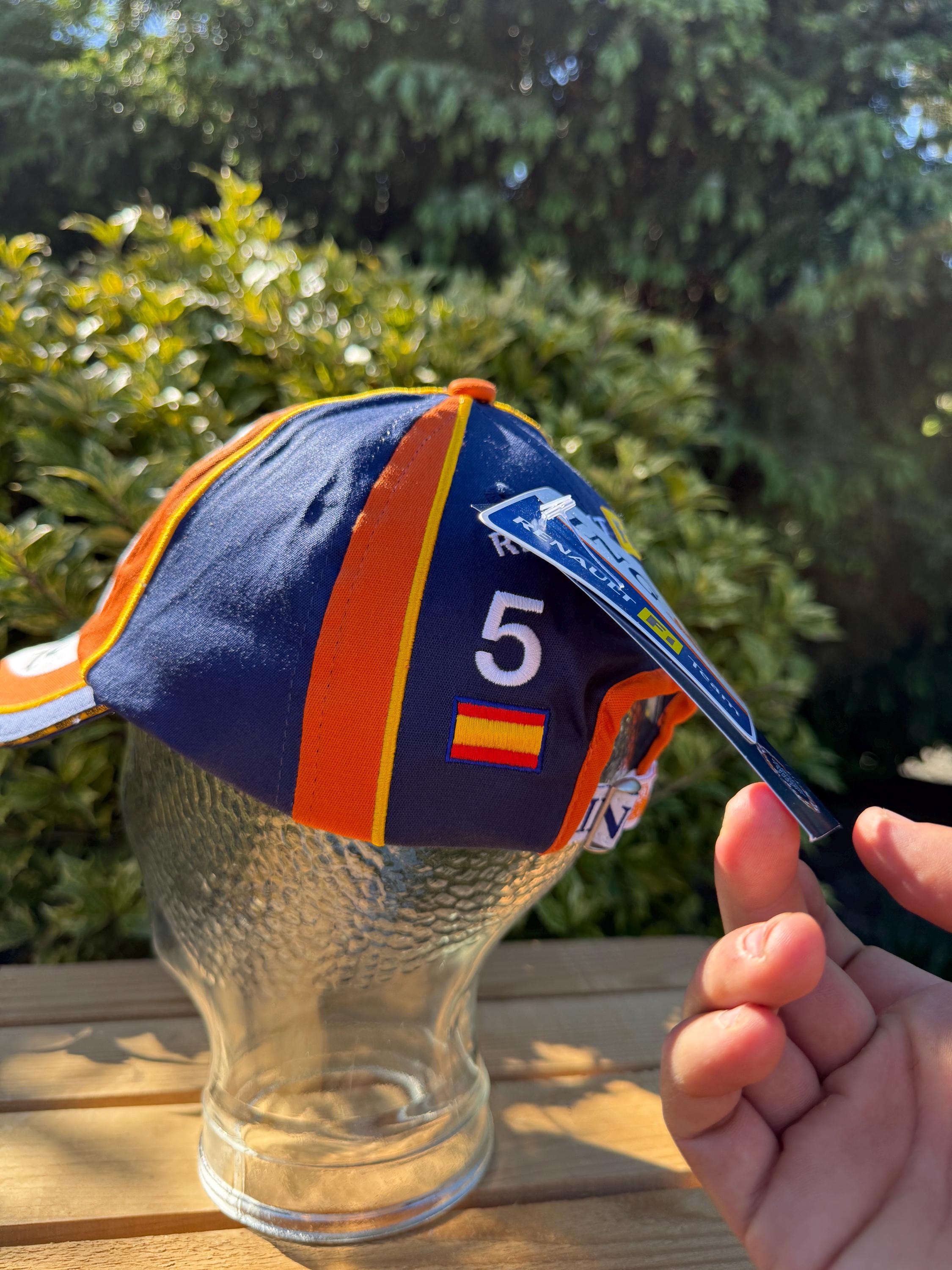Casquette Renault F1 Racing Team – Réglable, Unisexe, Multicolore, Très Bon état