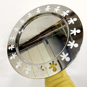 Alessi ’93 King-Kong “Rotondo”, Large Tray Platter, Design by Stefano Giovannoni and Guido Venturini, Vintage Italian Modern Decor