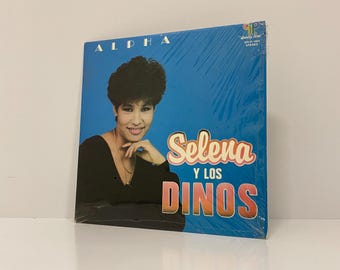 Selena y Los Dinos, Alpha, 1986 Rare Vinyl Record, Original Pressing, Latin Music Collectible, Tejano, Vintage Memorabilia
