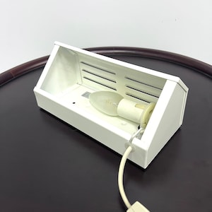Rare Ikea Wall Lamp, Type V204 Missing Part, Vintage White Wall Light, Metal Postmodern Design