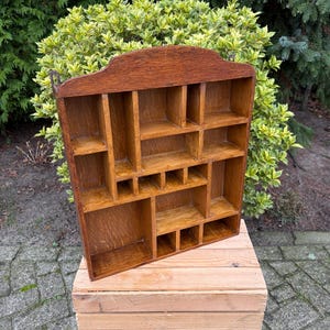 70s Wooden Shelf Unit - Etsy