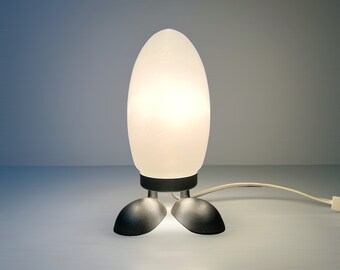 Ikea Dino Egg Lamp, Vintage Glass Table Lamp, Bedroom Nightstand, Postmodern Design Light