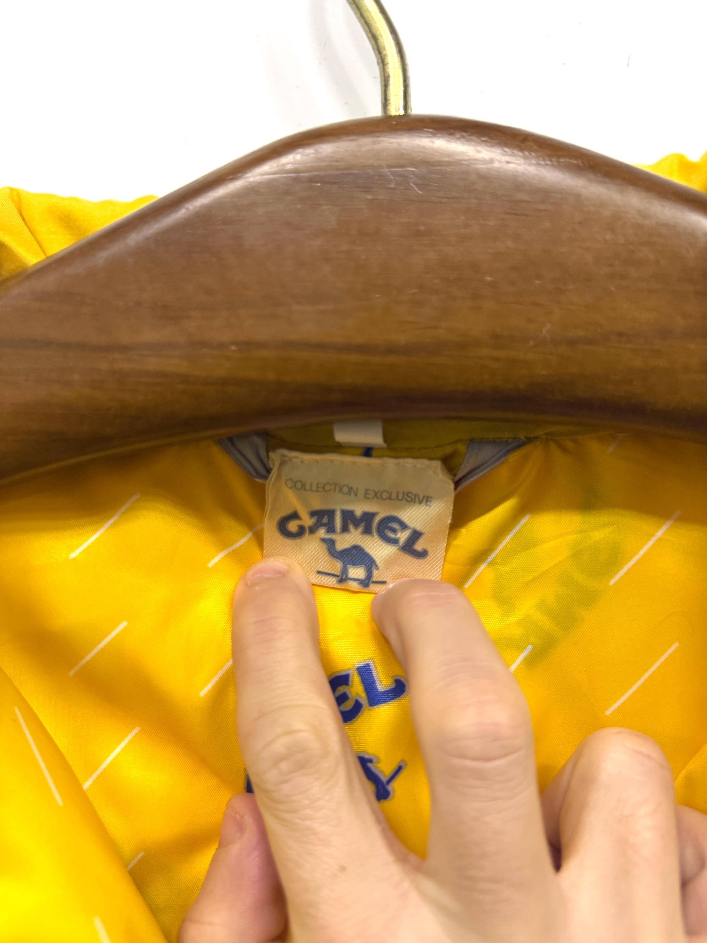 Vintage Camel Lotus F1 Racing Jacket, Honda Formula 1 Bomber