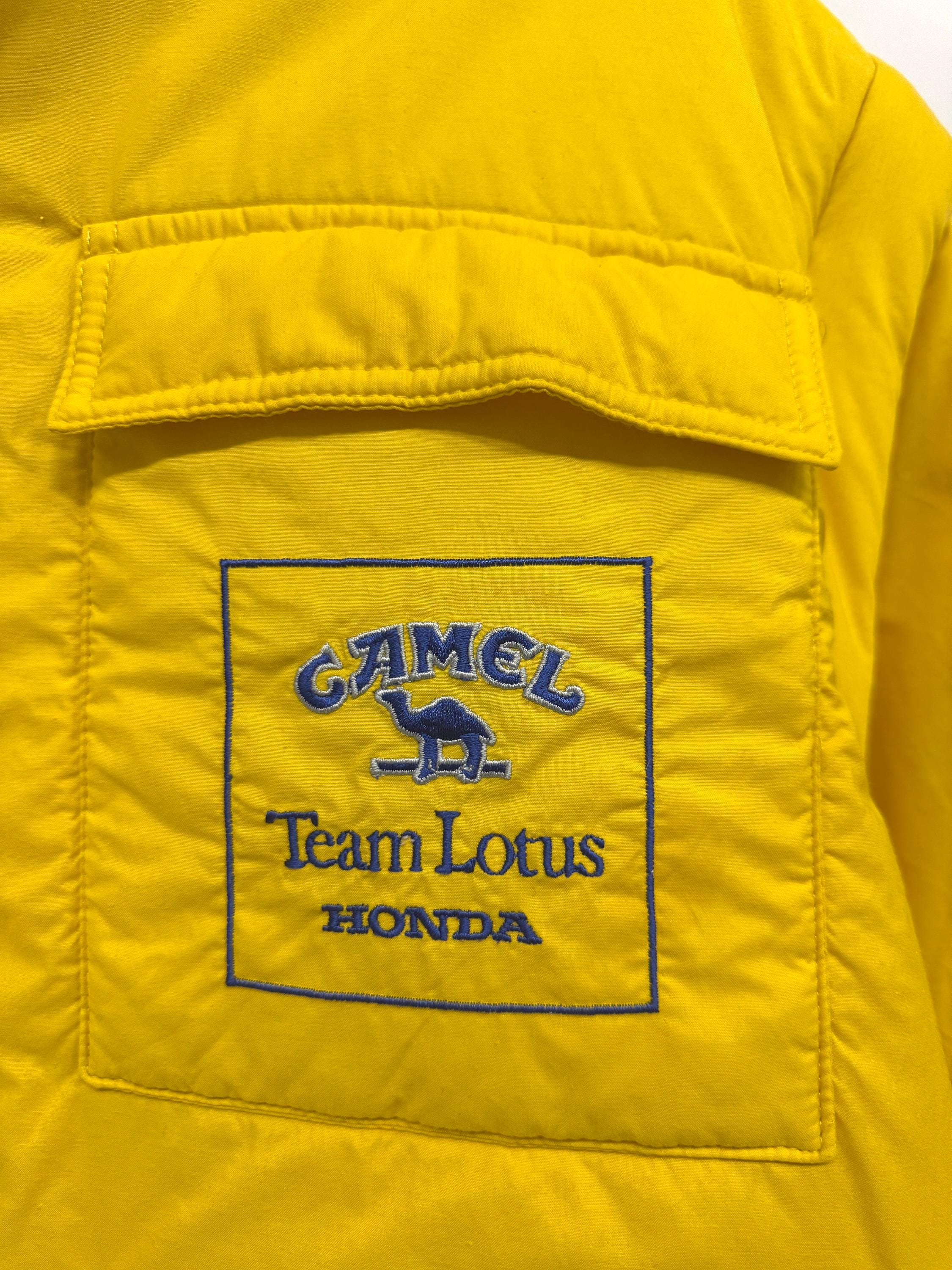 Vintage Camel Lotus F1 Racing Jacket, Honda Formula 1 Bomber