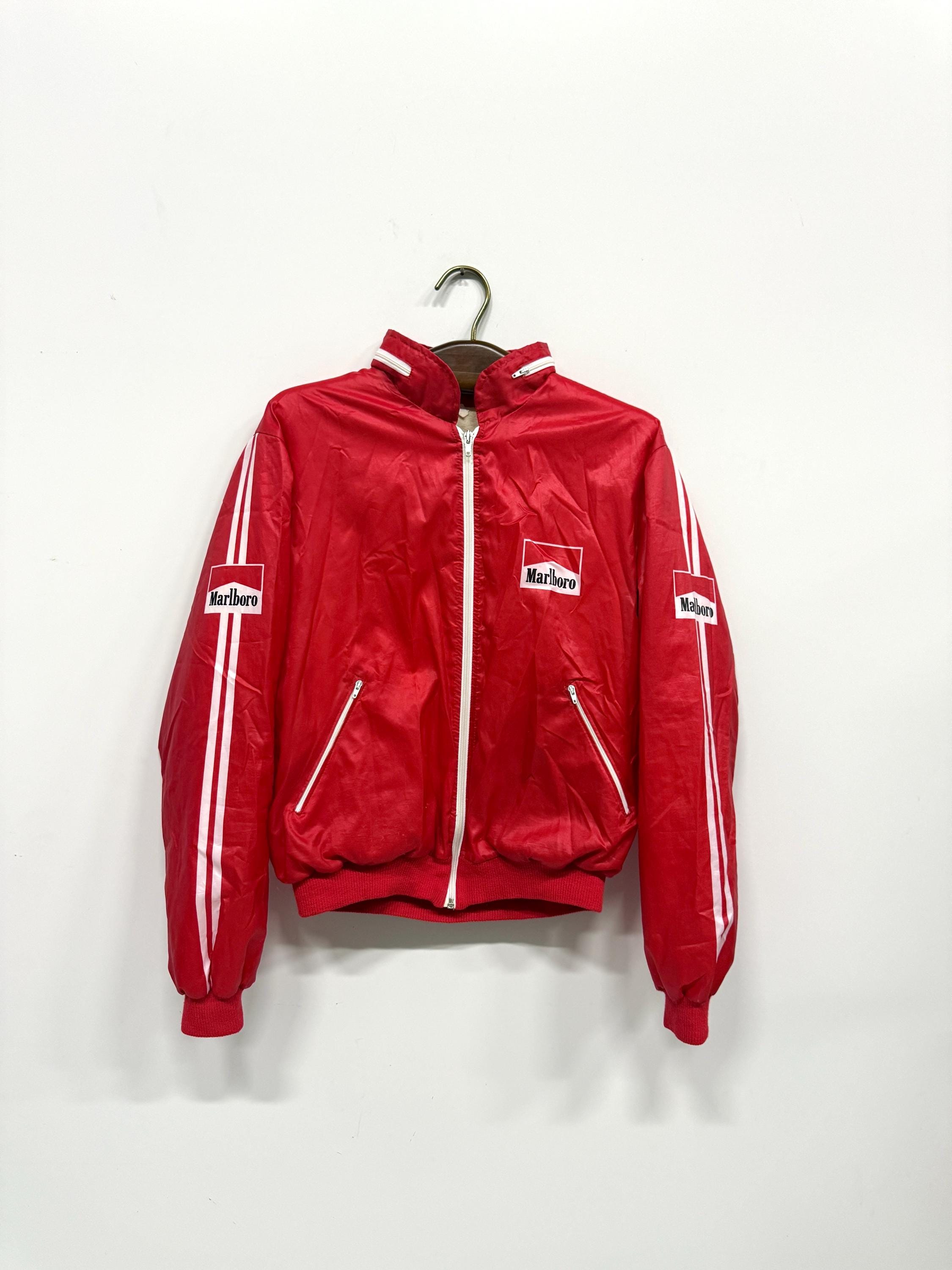 90s値下げ可marlboroジャケット希少 Rare Vintage Marlboro Jacket 90s / Motorcycle Jacket / Full
