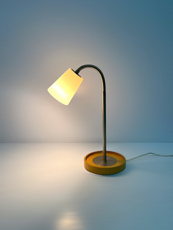 Vintage Ikea Table Lamp, Postmodern Design, Ikea Basisk Gooseneck 