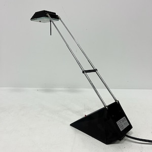 Vintage IKEA B9009 Desk Lamp, Black Telescopic Design, 1980s Memphis Style, Adjustable Retro Table Lamp, Scandinavian Minimalist Lighting