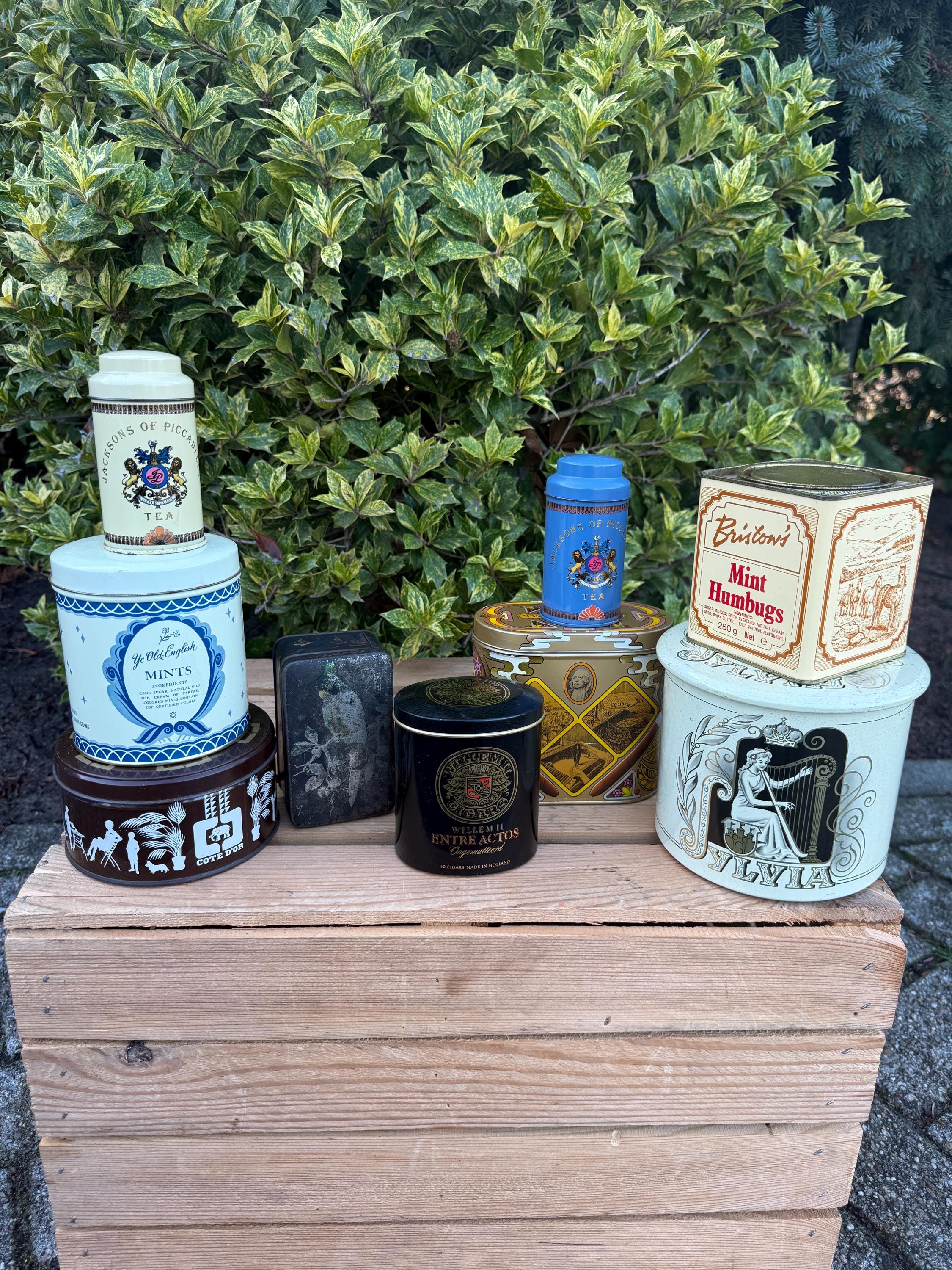 ヴィンテージの葉巻缶 - Etsy 日本