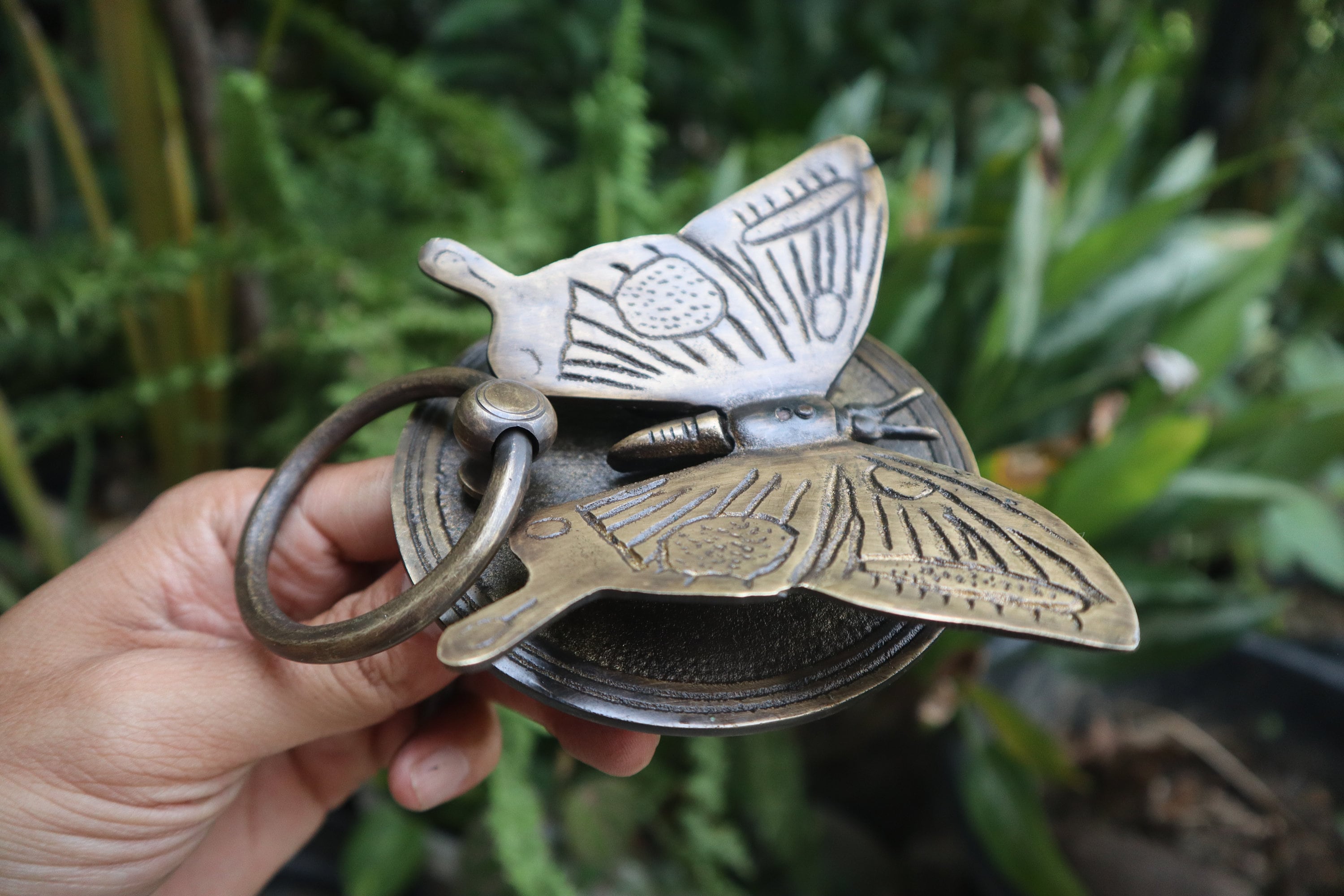 Vintage Door Knocker Front Door Knocker For Decoration Large Brass