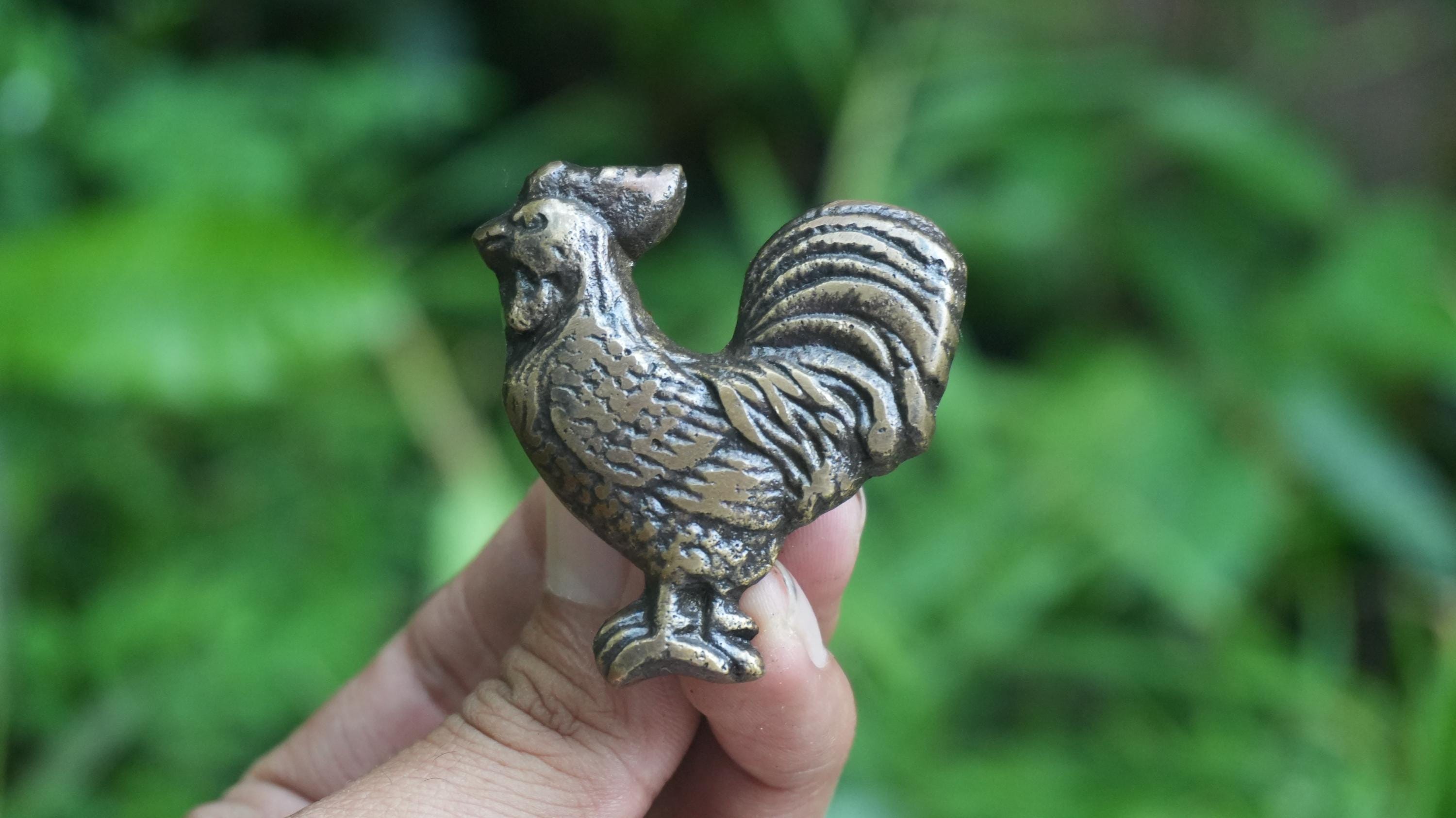 ヴィンテージの真鍮製鶏 - Etsy 日本