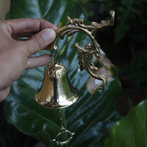 Vintage door bell - solid Brass bells - front door bells