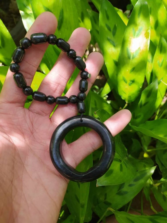 Personalized Size Cock Ring Jade Penis Ring BDSM Health Teraphy Penis Stone  Ring Natural Black Jade Teraphy Ring 