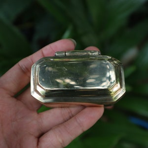 Vintage Solid Brass Jewelry Box - Antique Boxes
