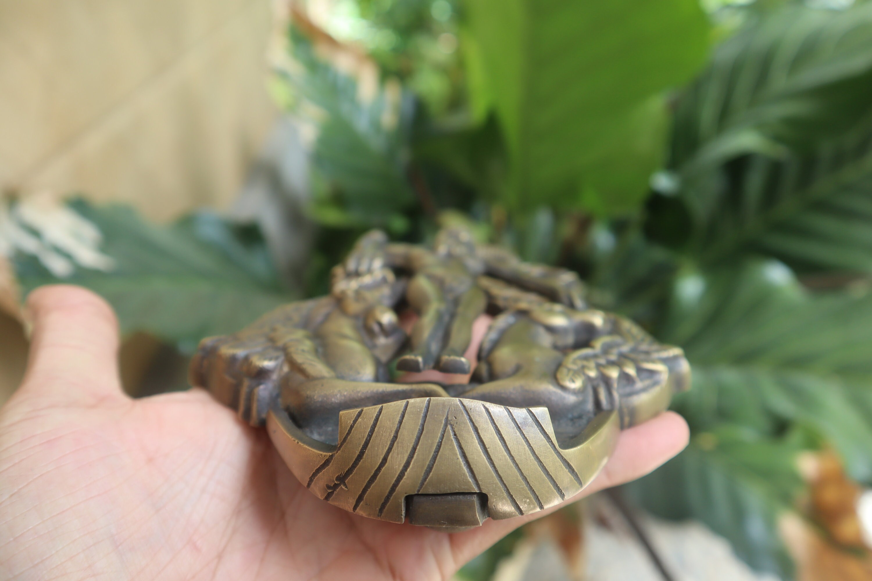 Antique Solid Brass Zeus Door Knocker – Naked Man Design - Etsy