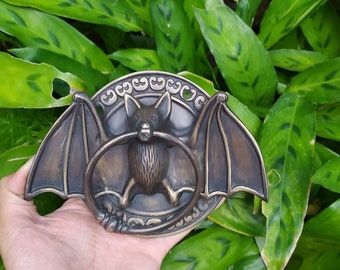 Best Vintage Knocker bat motif , old vintage solid Brass , Antique and unique knocker