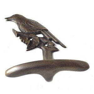thumbnail image 2 of Funny Cast Iron Hook Rack: 'On This Site In 1897 Nothing Happened' - Novelty Coat & Towel Hanger 2 of 4