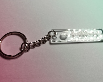 Spotify Mini Acrylic Keyring | Keychain | Him | Her | Share Your Favourite Song | Playlist | Album