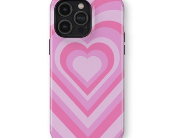 PINK HEARTBEAT Phone Case | iPhone 16/15/14/13/12 Pro Max MagSafe | Galaxy S25/S24/S23/S22 Ultra | Pixel 6/7/8/9 Pro XL | Slim Tough