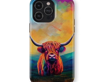 HIGHLAND DREAMSCAPE Phone Case | iPhone 16/15/14/13/12/11 Pro Max MagSafe | Galaxy S25/S24/S23/S22 Ultra | Pixel 6/7/8/9 Pro XL | Slim Tough