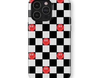 RED JOY CHECKMATE Phone Case | iPhone 16/15/14/13/12/11 Pro Max MagSafe | Galaxy S25/S24/S23/S22 Ultra | Pixel 6/7/8/9 ProXL | Slim Tough